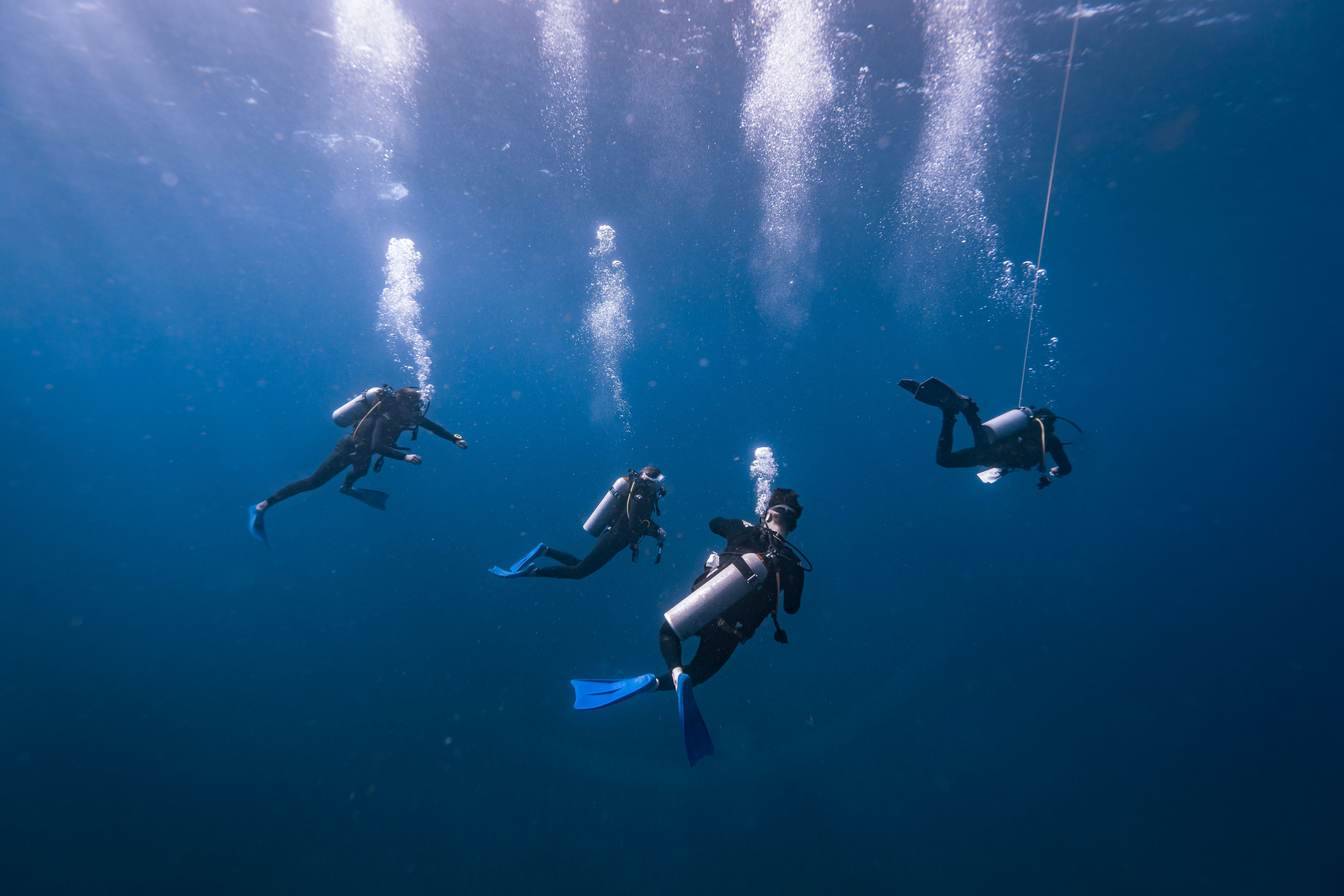 Swimming in a Deep Water