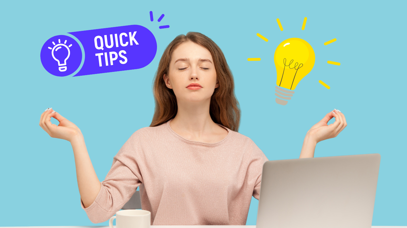 A woman knows the tips for creating an effective banner