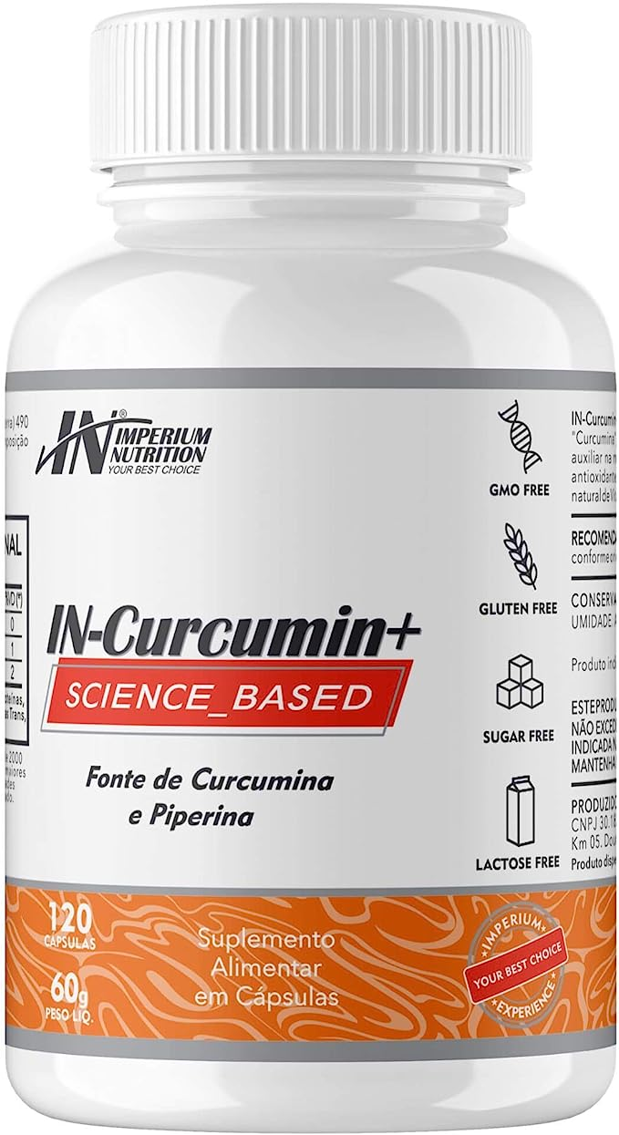 Cúrcuma em cápsulas da Imperium Nutrition. Fonte da imagem: Amazon