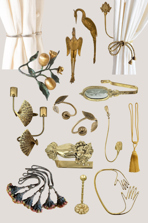 a bunch of cute tiebacks