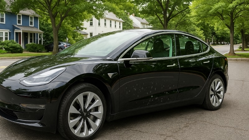 Bubbling is visible under the paint protection film.