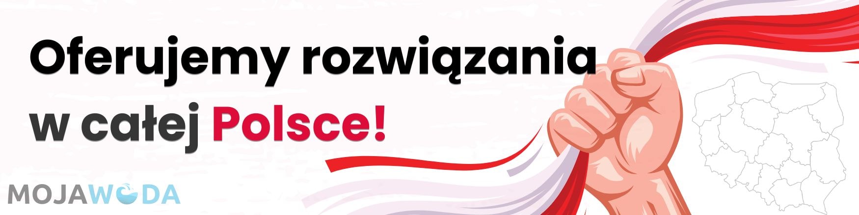 Grafika pokazująca zasięg działania sklepu internetowego mojawoda.com