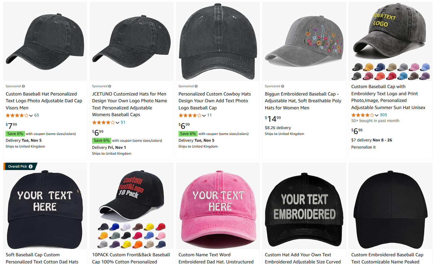 dropshipping hats