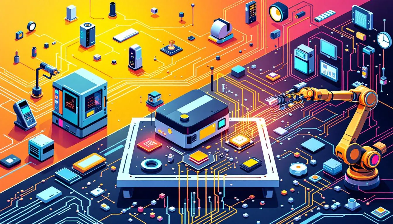 Advanced technology used in PCB manufacturing, featuring modern machines and equipment.