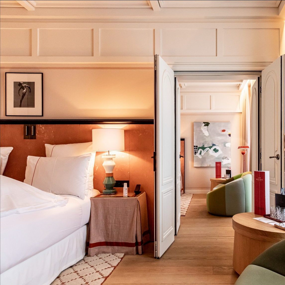 Sinner Paris hotel room in Le Marais