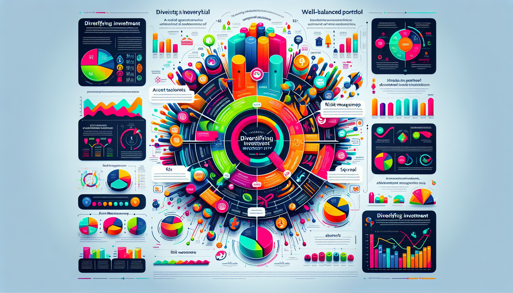A visual representation of the importance of diversifying investment styles and managing risk.