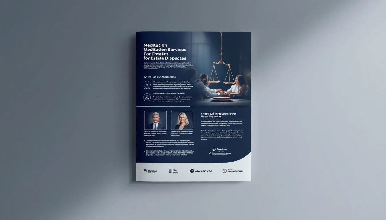 Mediation services being conducted for estate disputes.