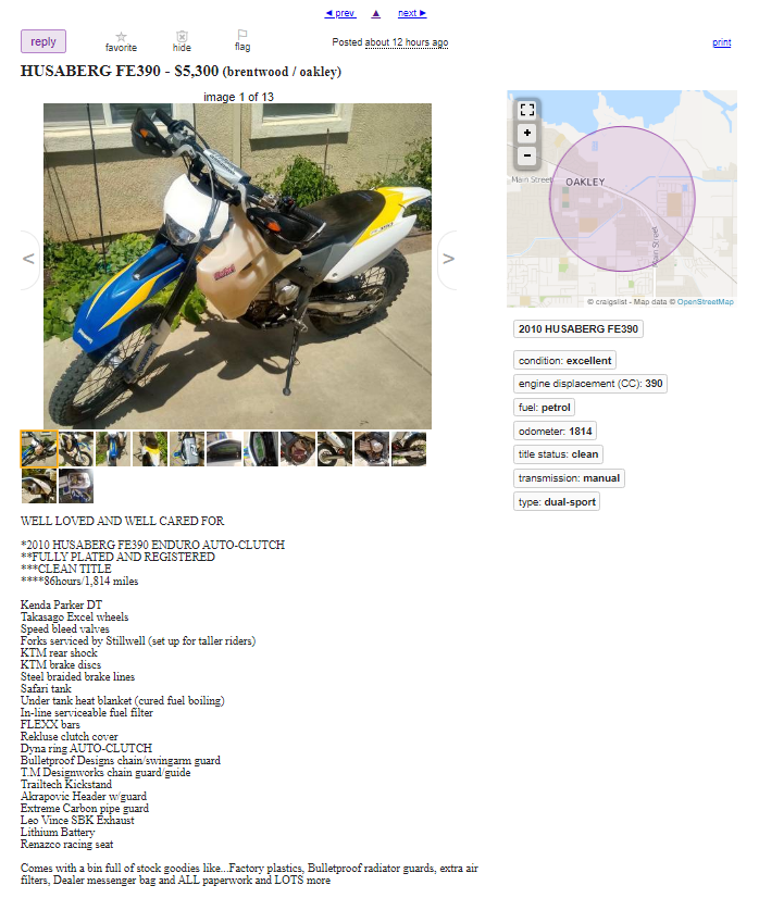 How To Sell A Motorcycle On Craigslist Step by Step Guide