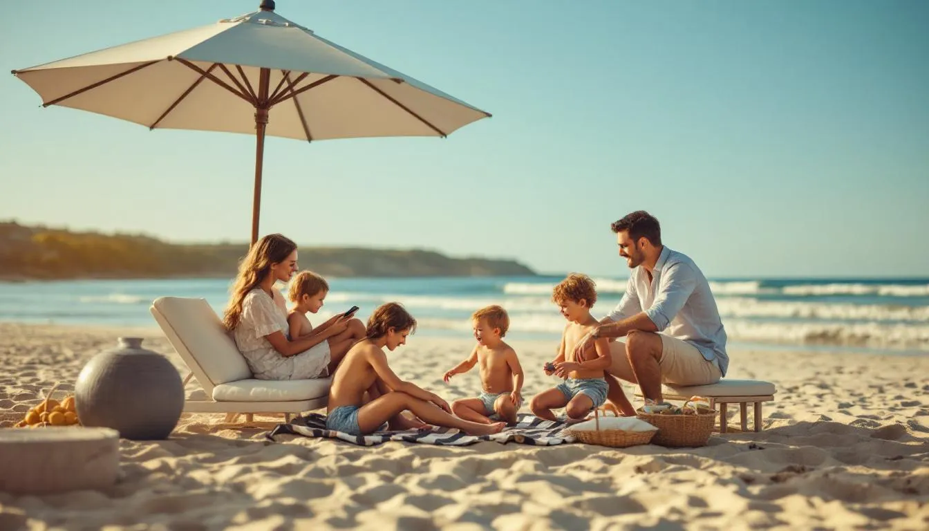 Tips for Stunning Professional Family Photos You’ll Cherish Forever 4 A scenic location perfect for a family photoshoot by the beach.