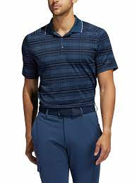 Adidas statement no-show prime green golf polo shirt