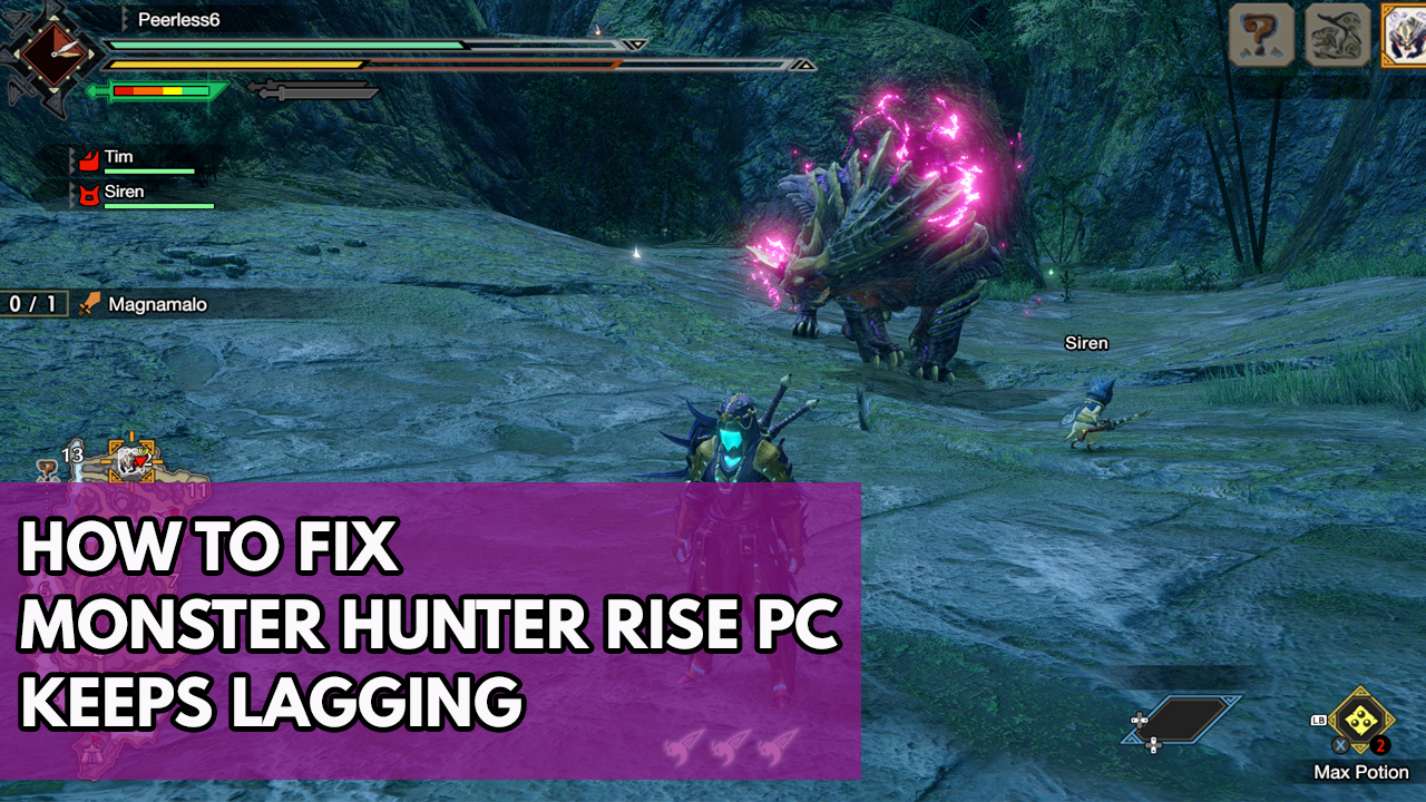 Monster hunter rise game keeps lagging? Here's how to fix it