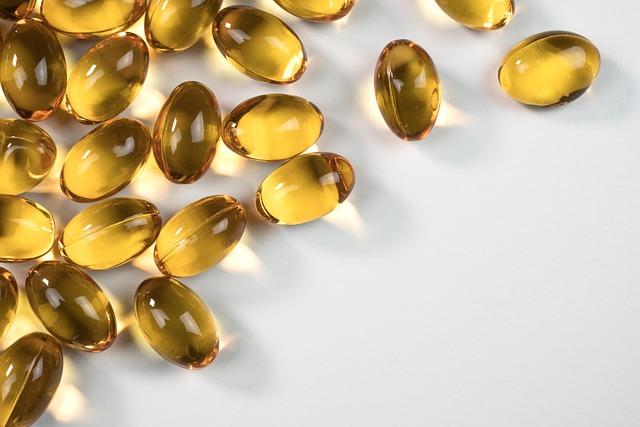 Supplement gel capsules, fish oil
