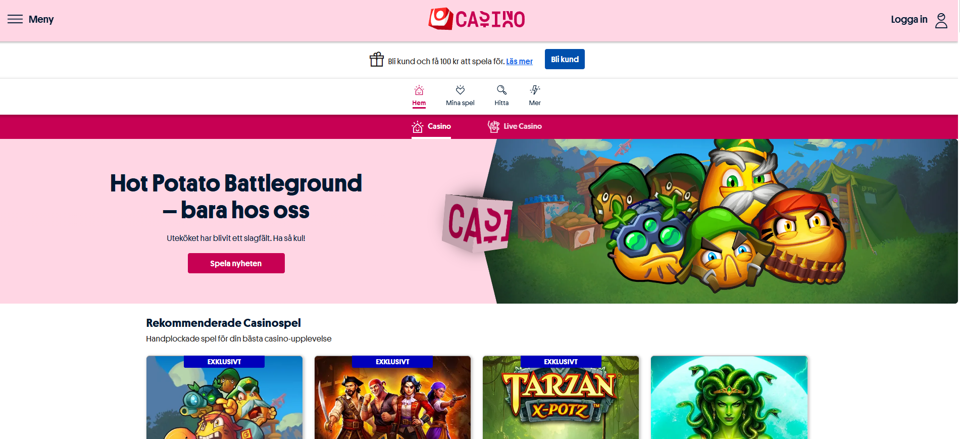 Svenska spel casino startsida