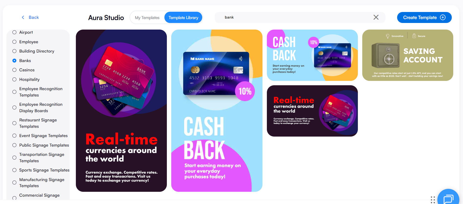 How to Use Digital Signage in Retail Banking 5 upload or customize your retail banks template