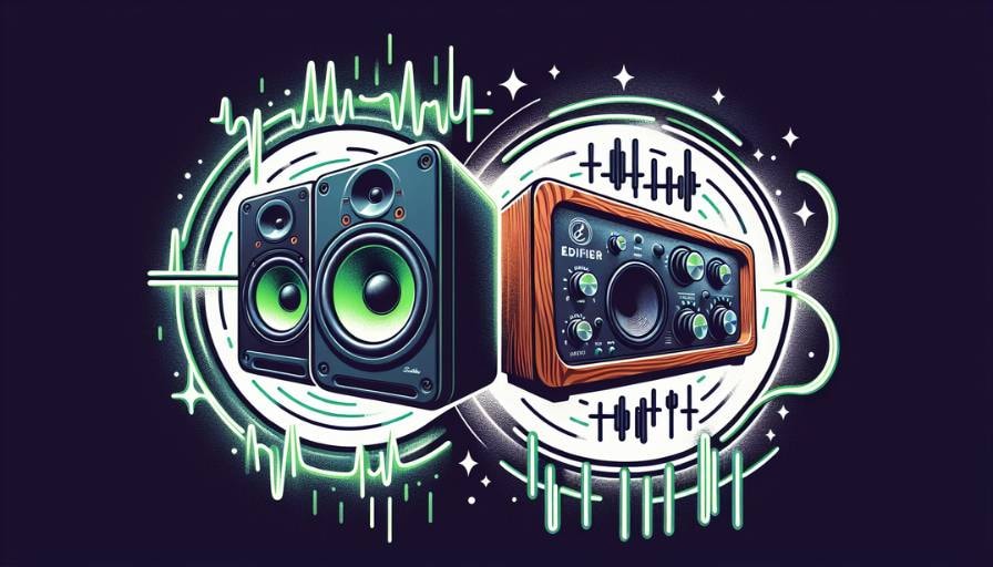 Entry Level Audio Engineer? Illustration of cheap studio monitors under $100 with a good frequency spectrum response