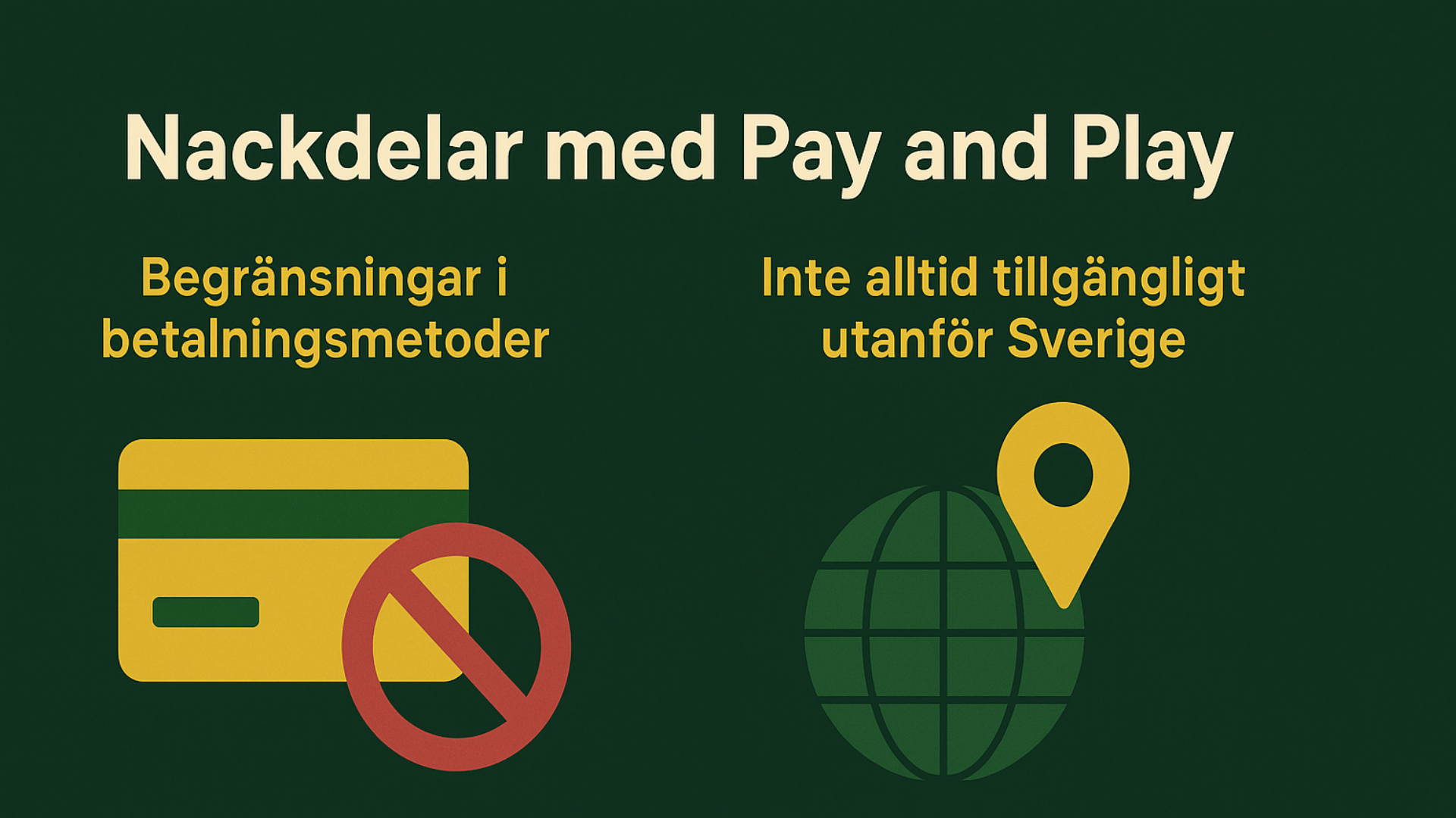 Nackdelar med pay n play
