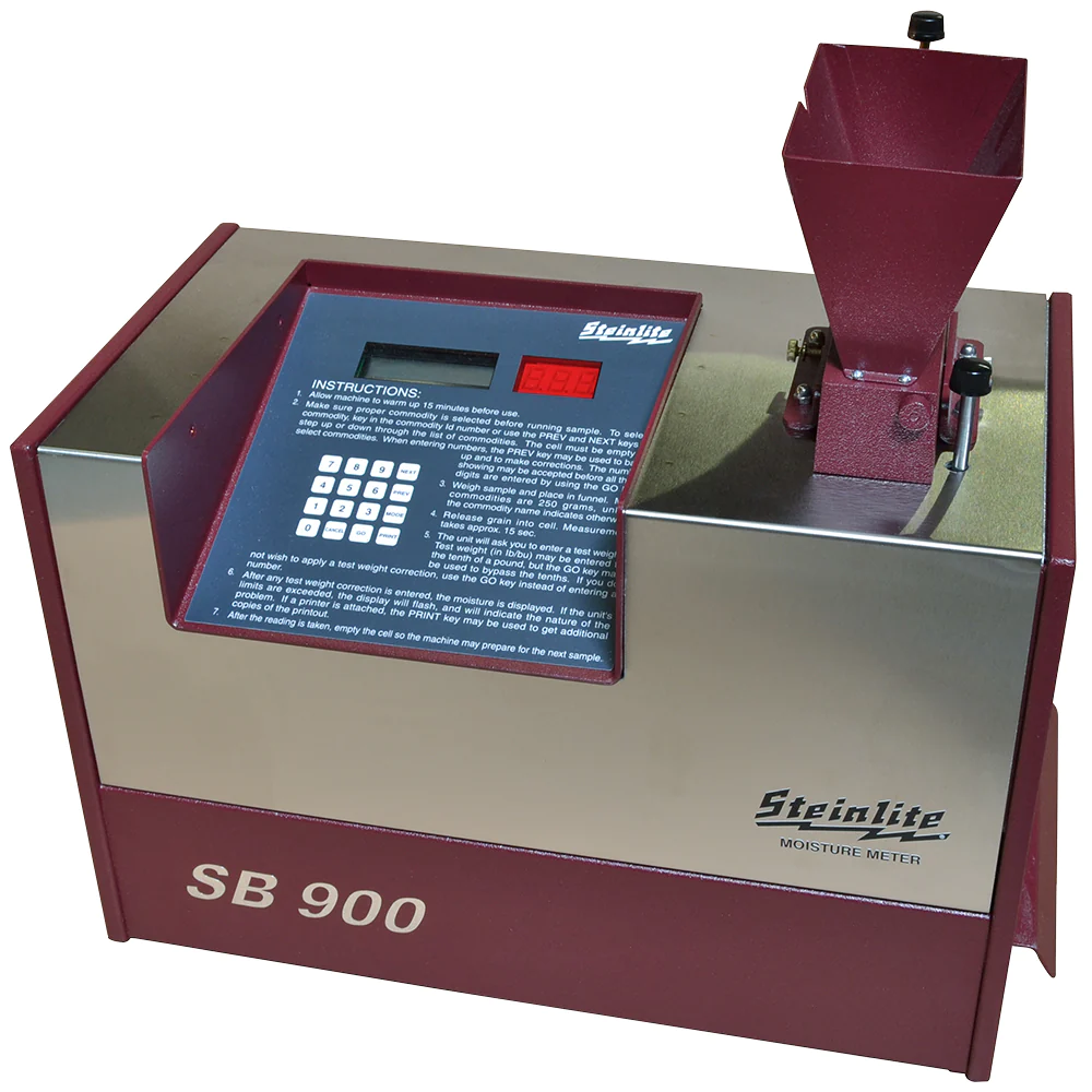 A Steinlite Moisture Tester with two communication ports