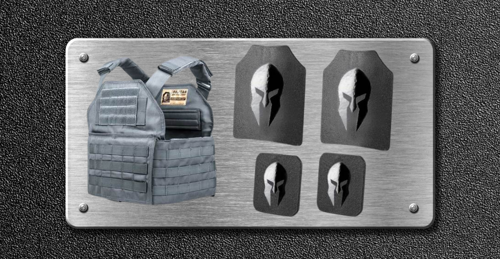 SPARTAN ARMOR SYSTEMS OMEGA™ AR500 BODY ARMOR AND SPARTAN SHOOTER'S CUT PLATE CARRIER ENTRY LEVEL PACKAGE