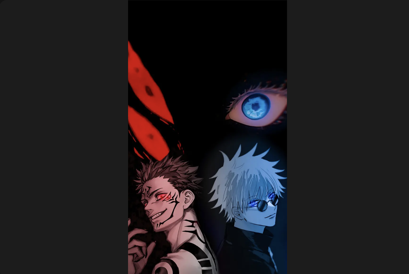 anime wallpaper black background
