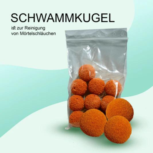 Schwammkugel für mörtelschauch