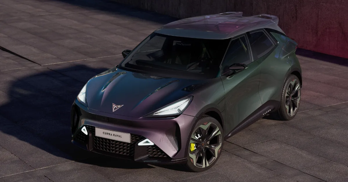 Cupra Raval Elektroauto in futuristischem Design – kompakter, urbaner Stromer auf MEB+-Plattform