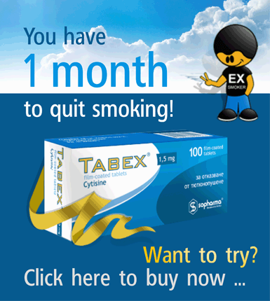 Quit Smoking with Tabex UK: Exploring the Benefits of Cytisine 4 A person holding a box of Tabex smoking cessation medication with a smile on their face