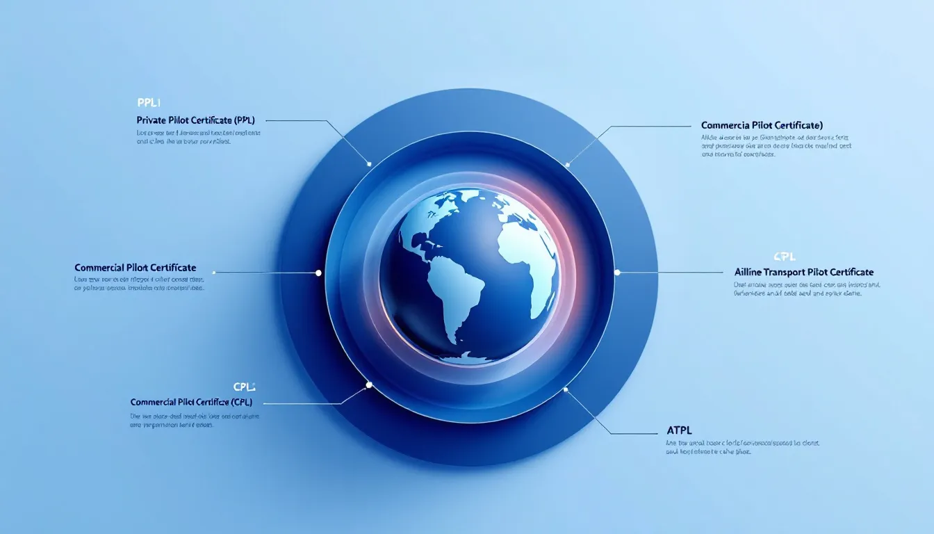 An overview of various pilot certificates and ratings.