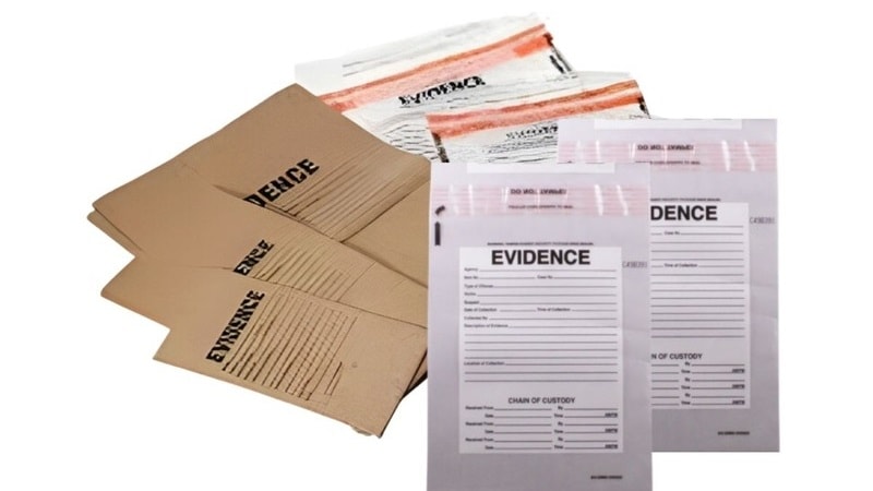 Tamper-evident bags of various types