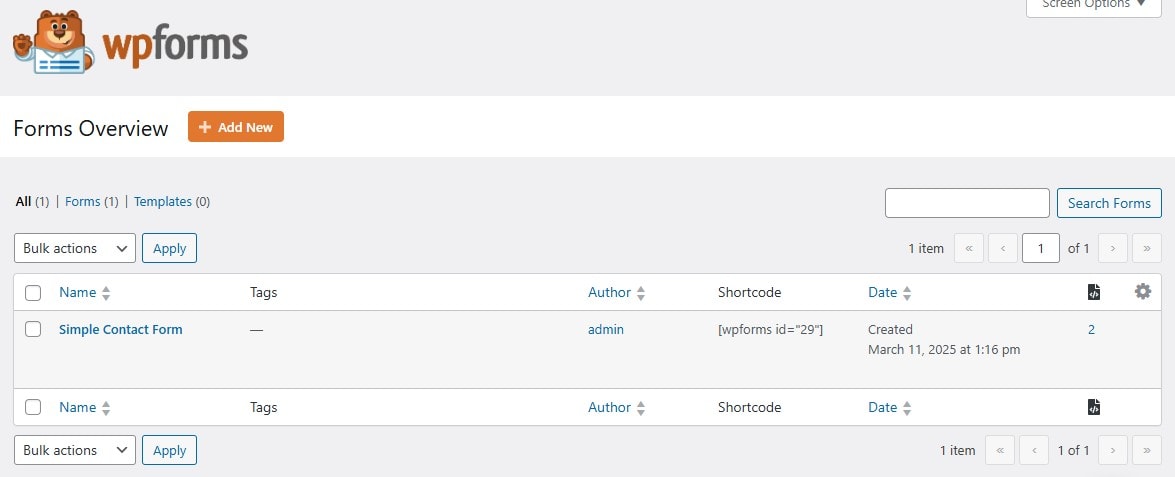 WPForms