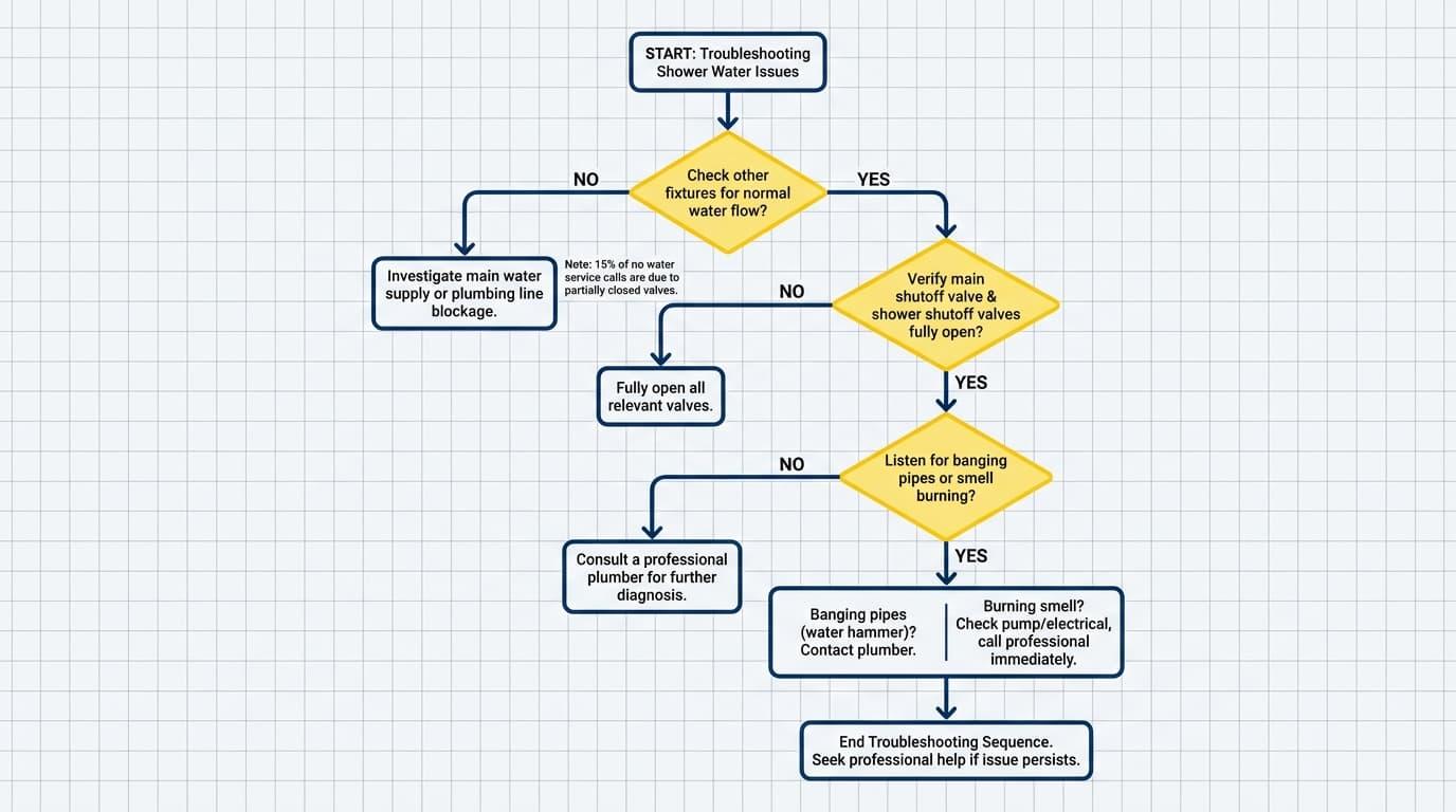 Why Your Shower Won’t Turn On (And What To Check First)