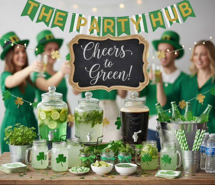 Start with a Festive Drink Station