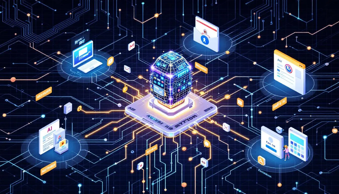 The image illustrates the cybersecurity threat landscape, highlighting various attack vectors that target AI systems, including data leaks and adversarial attacks. It emphasizes the importance of zero trust security principles, such as strict access controls and continuous monitoring, to safeguard sensitive data against emerging threats and malicious actors.