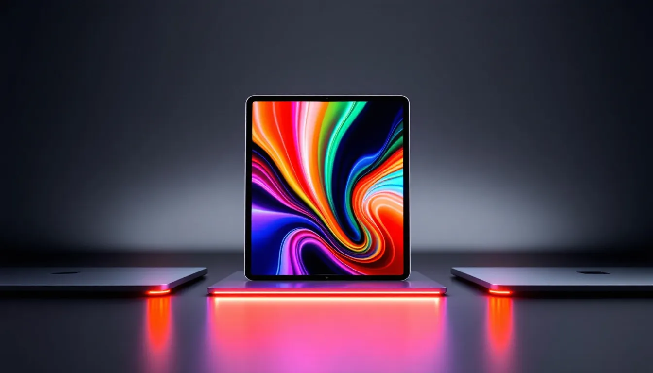 Das neue iPad der 7. Generation zeigt ein elegantes Display-Design.