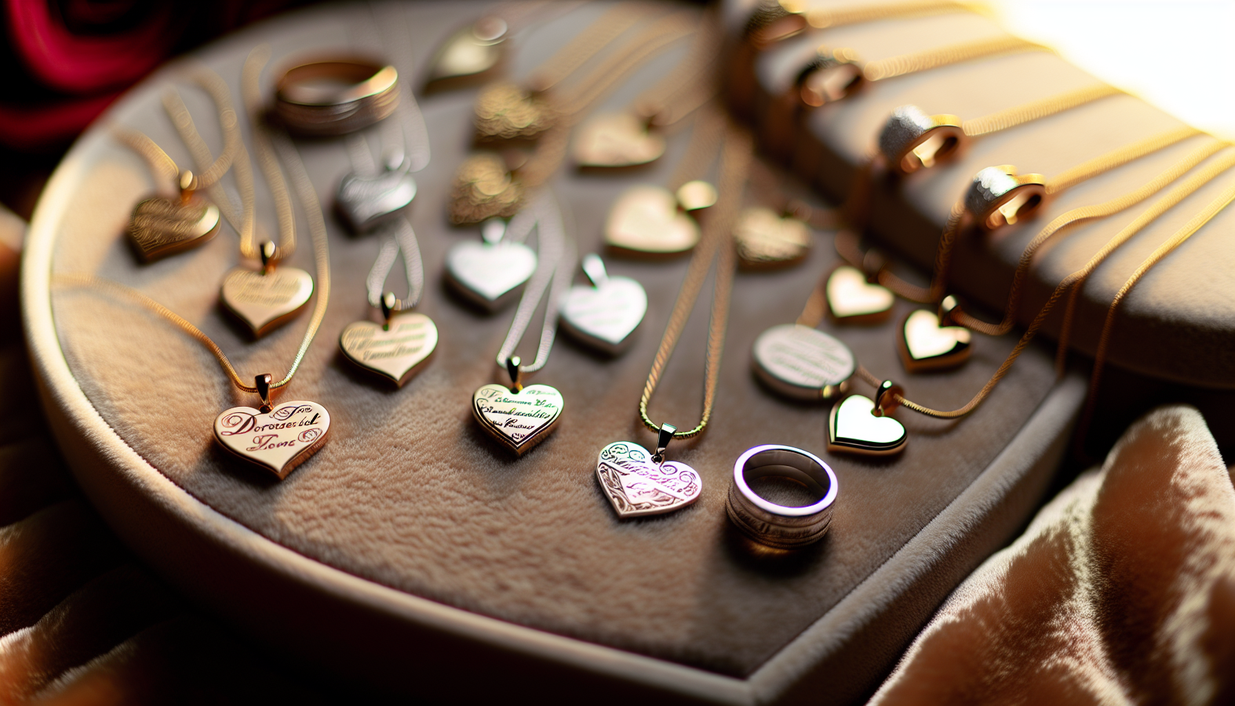 Personalized Jewelry Pieces as a special Valentine's Day gift