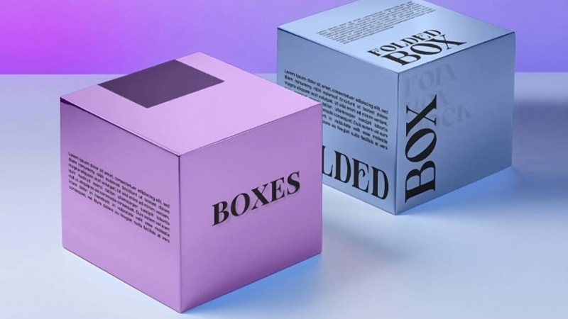 Minimalist and sleek brand packaging