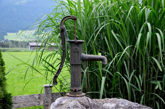 fountain, pump, water, water well pump installation