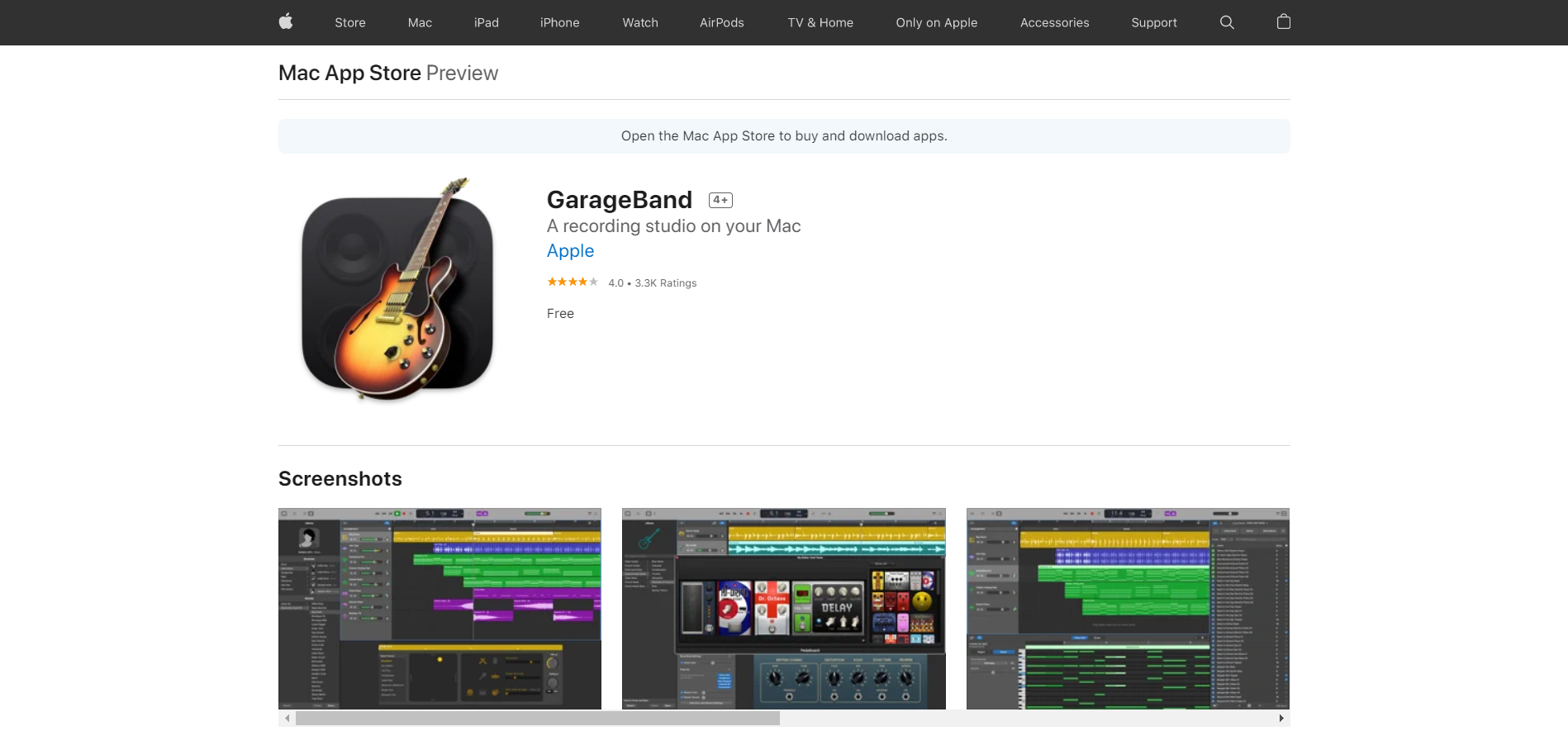 GarageBand Pricing