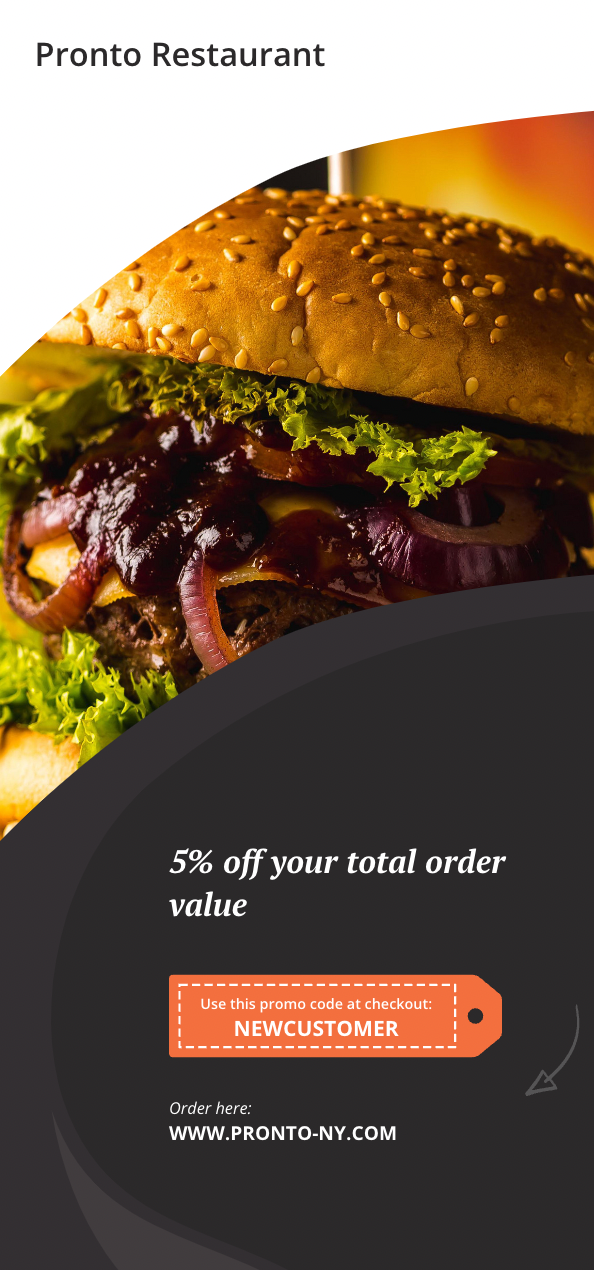 online ordering flyer