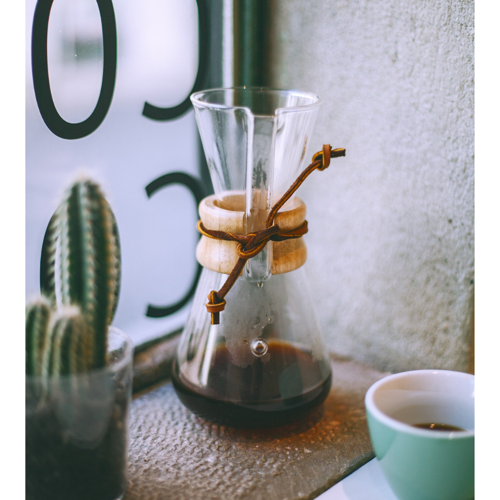Early morning coffee in Chemex
