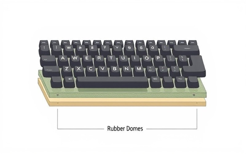 Breakdown of a keyboard system