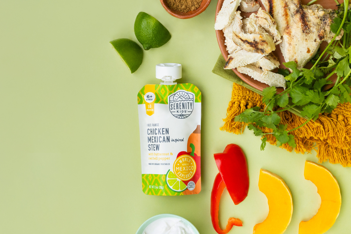 Serenity Kids Chicken Mexican Stew Pouch