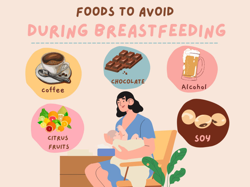 foods to avoid in breast feeding