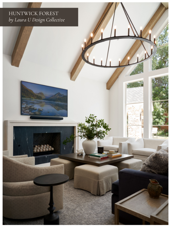 the living room at Huntwick Forest with lots of open space to spark creativity