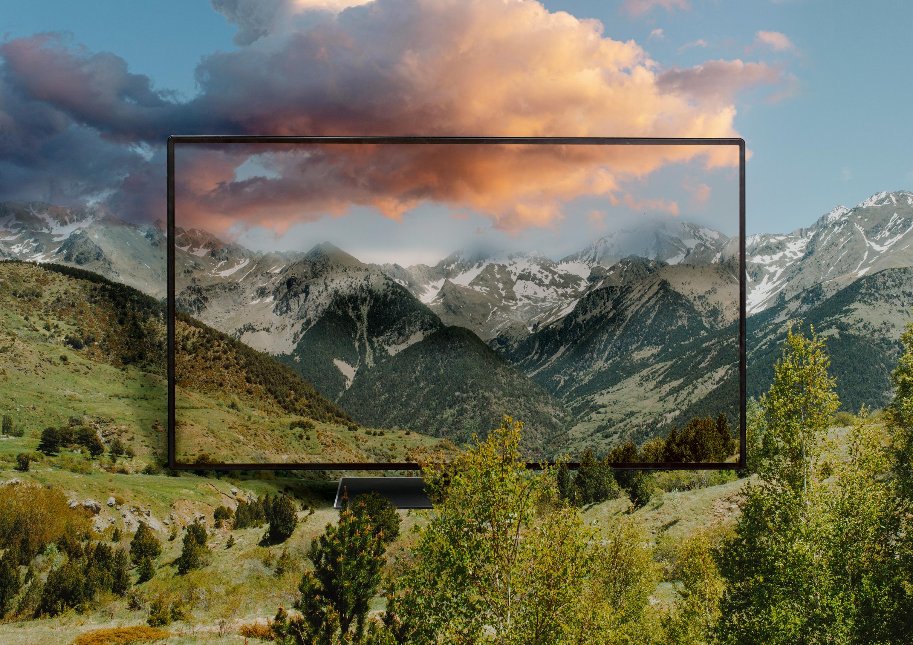 high screen resolution TV