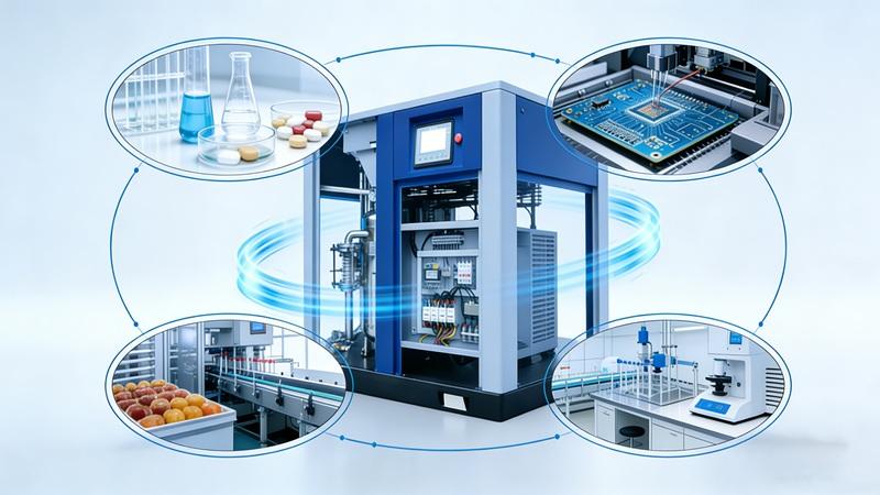Application scenarios of screw air compressors