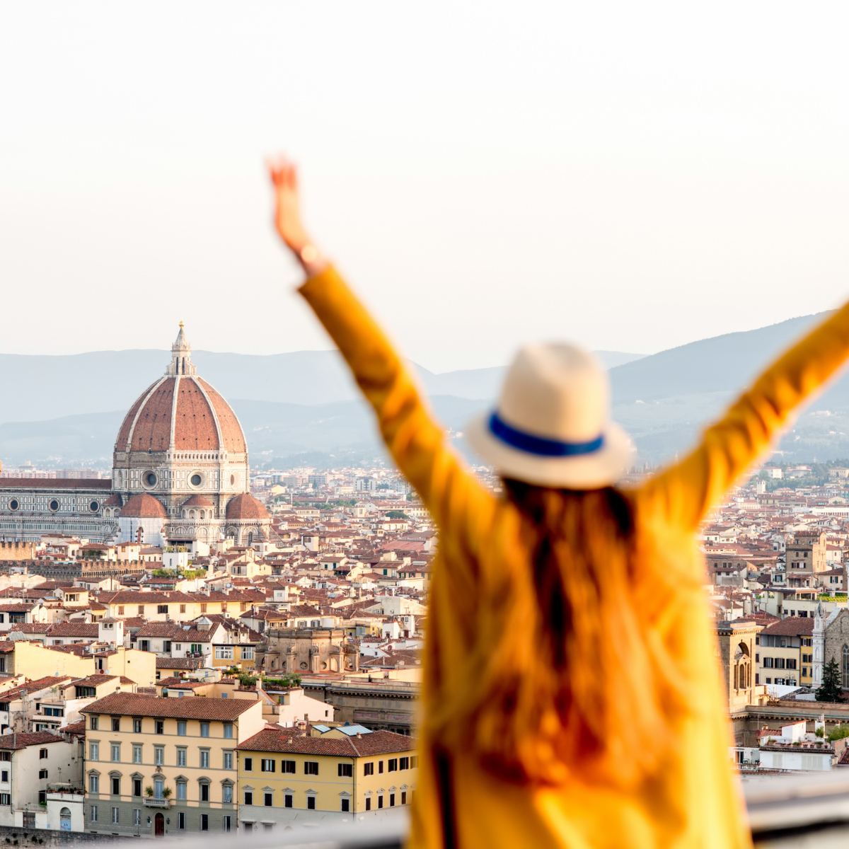 Girl in Florence: Featured in One Word Caption For Travel 