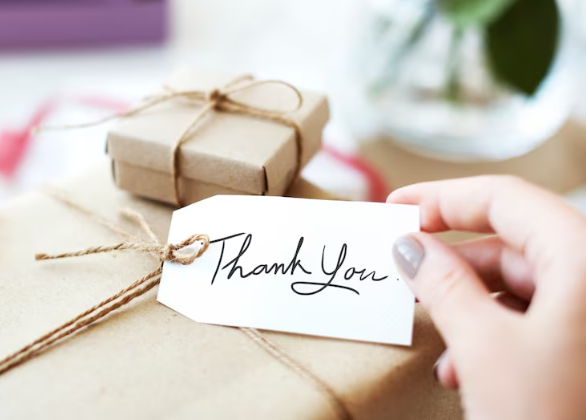 Personalize Messages and Include Thank-You Cards