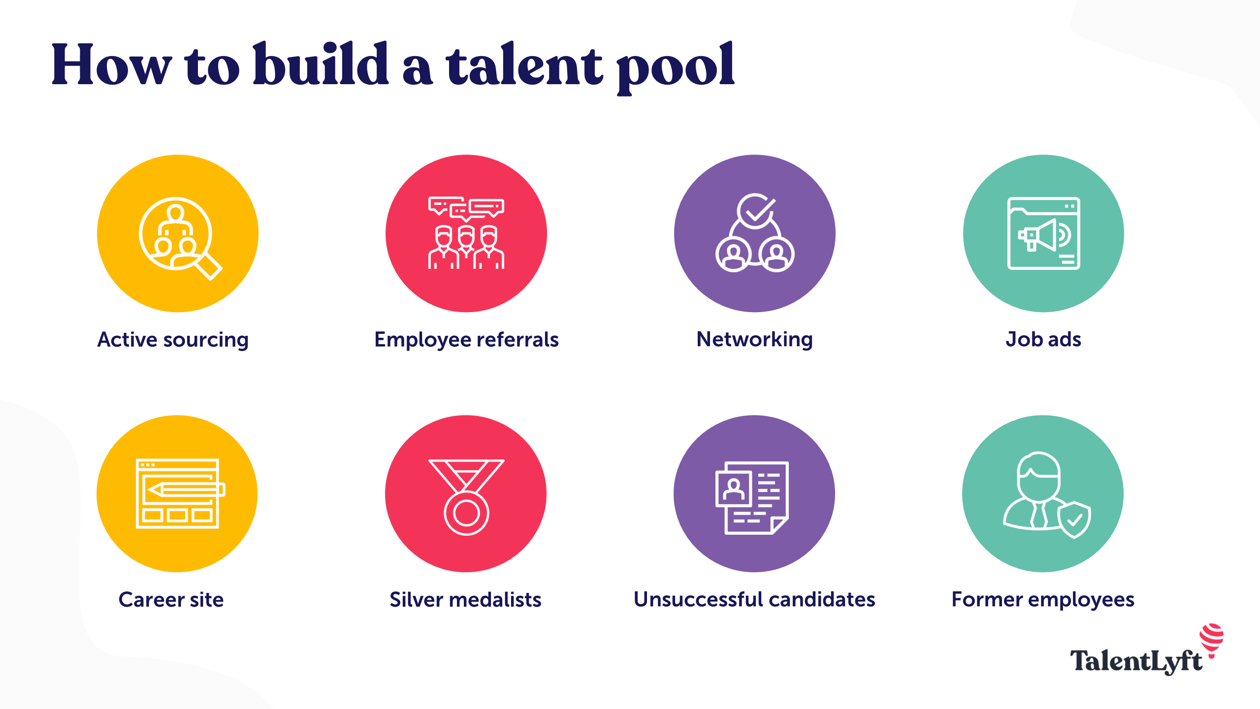8 ways of building a talent pool