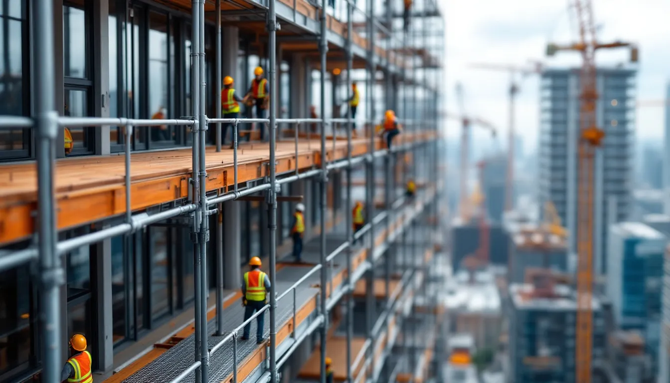 Successful projects utilizing premium scaffold brands.
