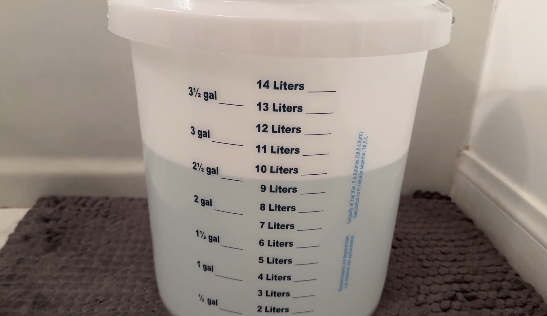 water pressure result of MDhair filtered shower head
